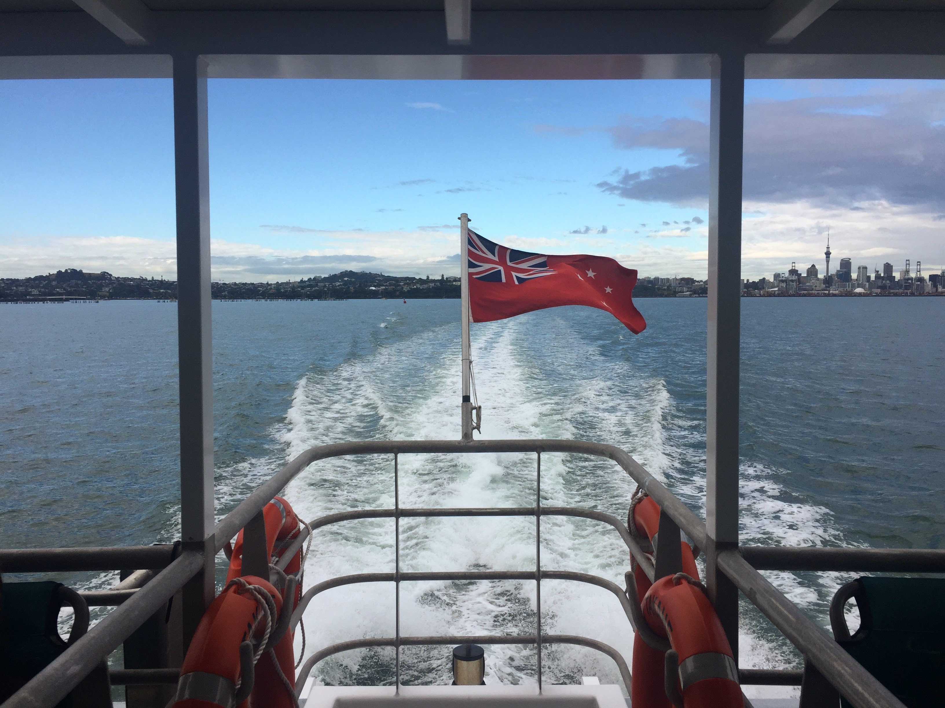 Ferry ride to Tiritiri Matangi wildlife sanctuary